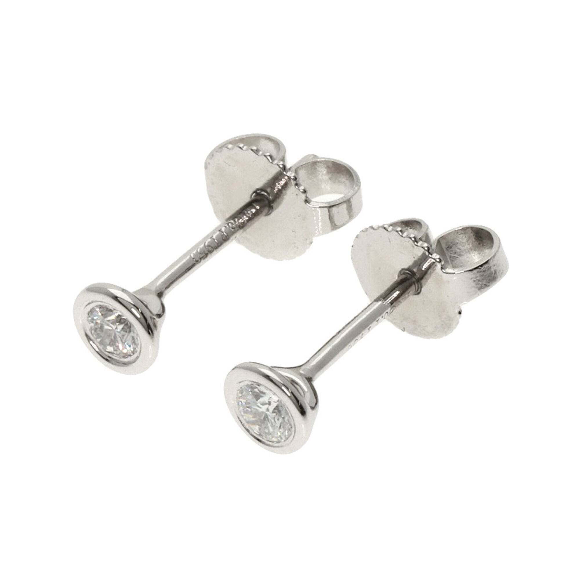 Tiffany Authentic Silver Diamond Earrings 2950$